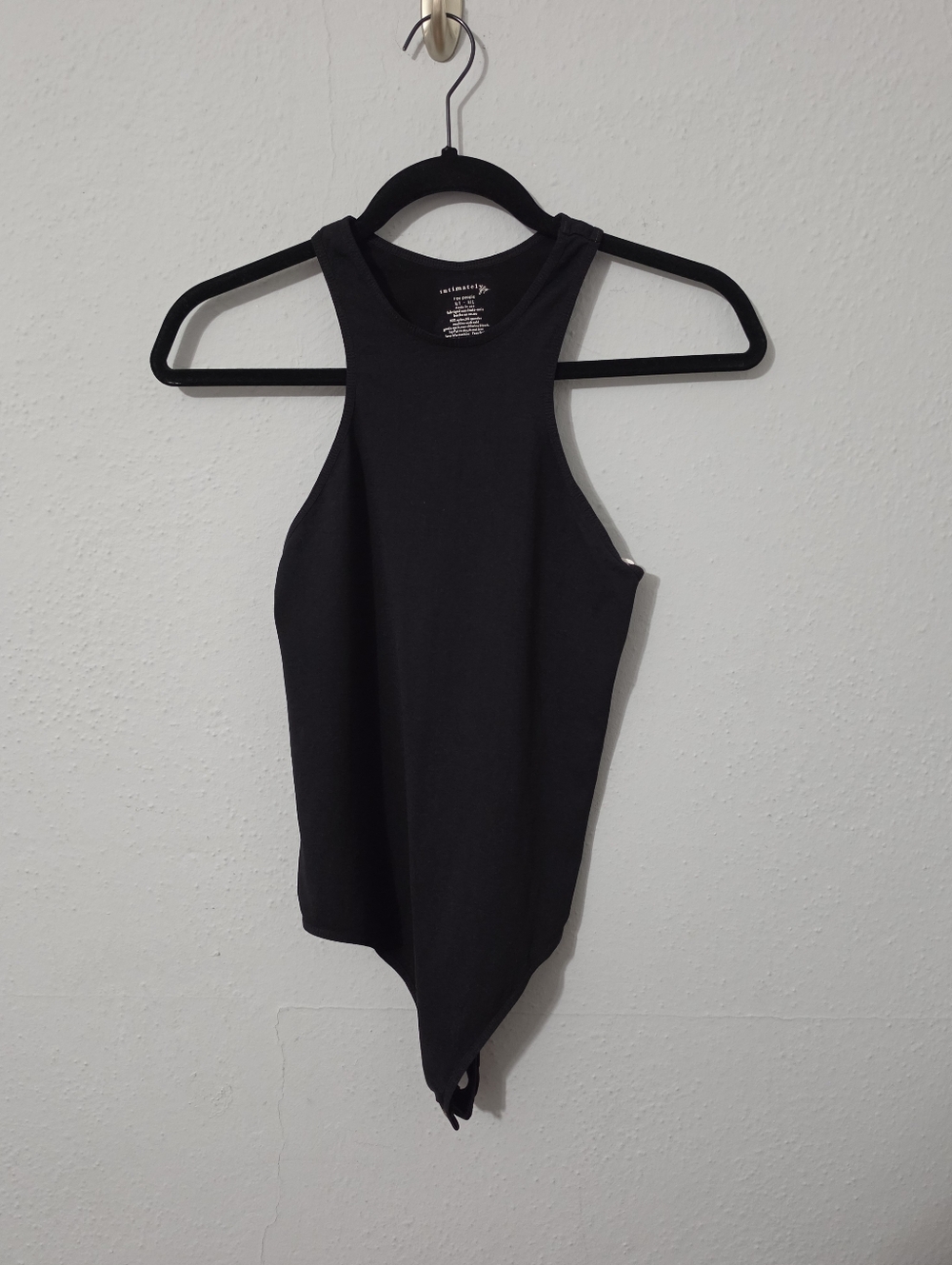 Intimately Free People Black Bodysuit NWT Size Med Large
